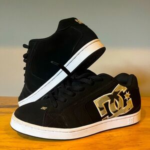 DC Men’s Net Skate Casual Shoe Black/ Camel